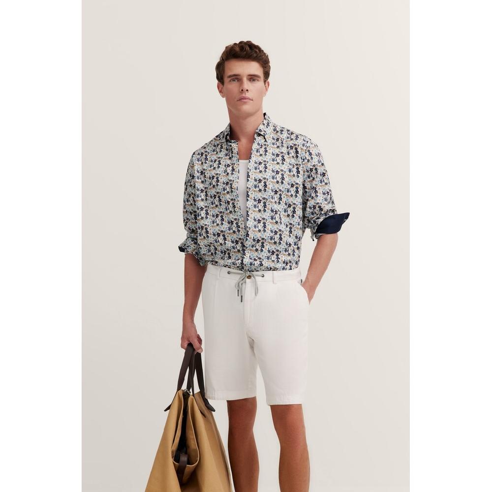 bugatti Langarmhemd mit Button-Down-Kragen