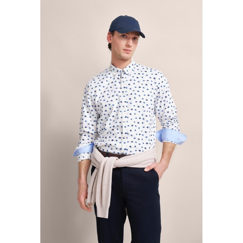 bugatti Langarmhemd mit Print ▷ kaufen