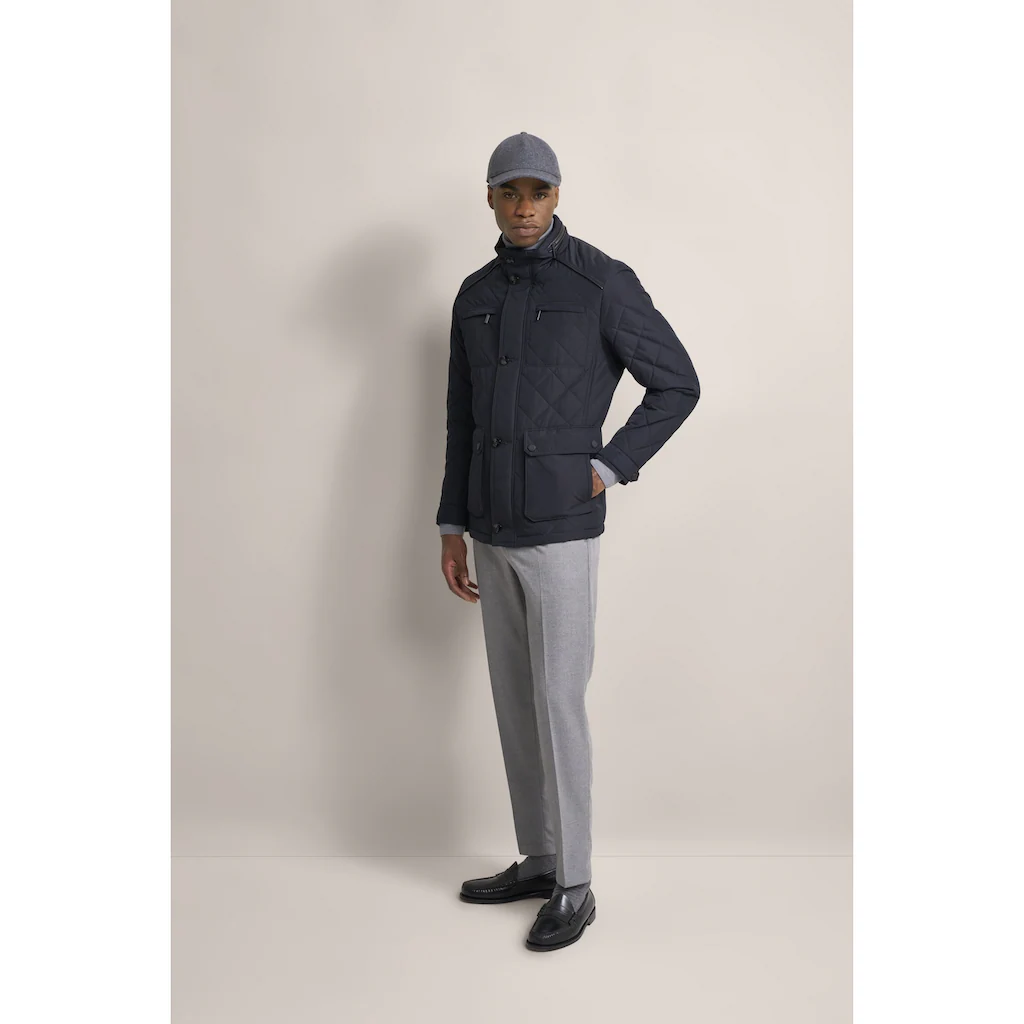 Bugatti Langjacke Ohne Kapuze Im Rautenstepp ▷ Kaufen