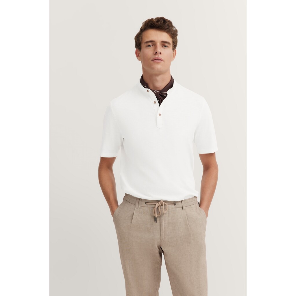 bugatti Poloshirt aus Baumwolle