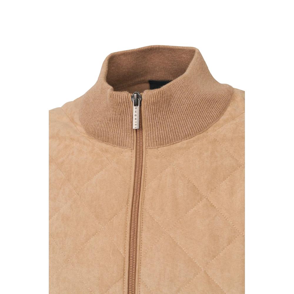 Bugatti Strickjacke Mit Rautensteppung