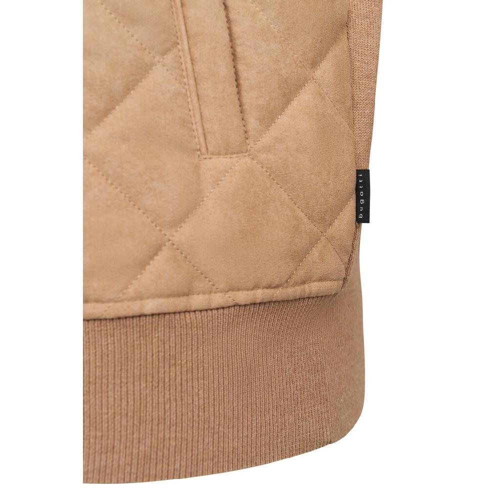 Bugatti Strickjacke Mit Rautensteppung