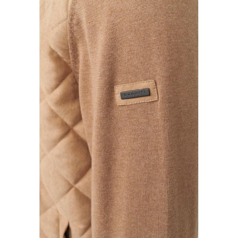 Bugatti Strickjacke Mit Rautensteppung