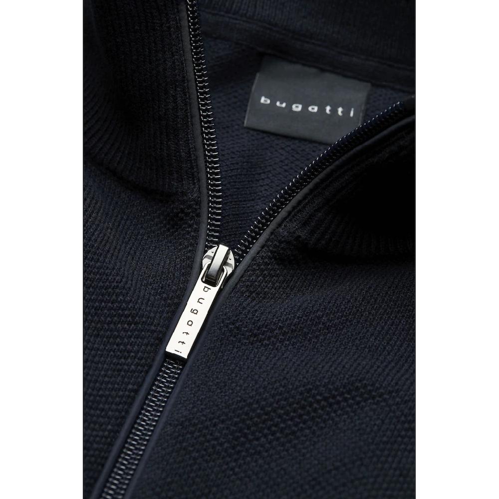 Bugatti Strickjacke Mit Reißverschluss