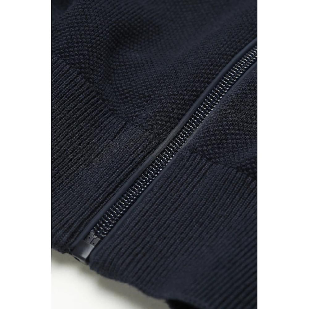 Bugatti Strickjacke Mit Reißverschluss