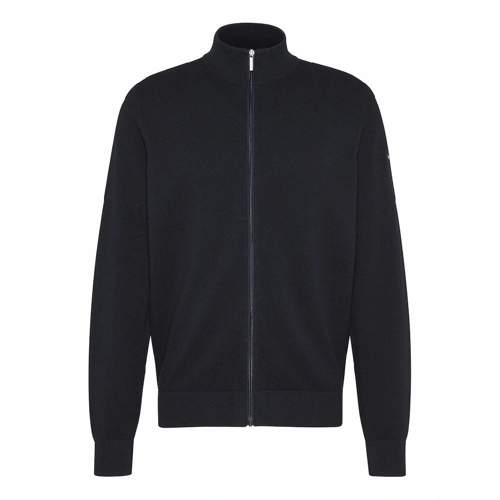 bugatti Strickjacke mit Reißverschluss