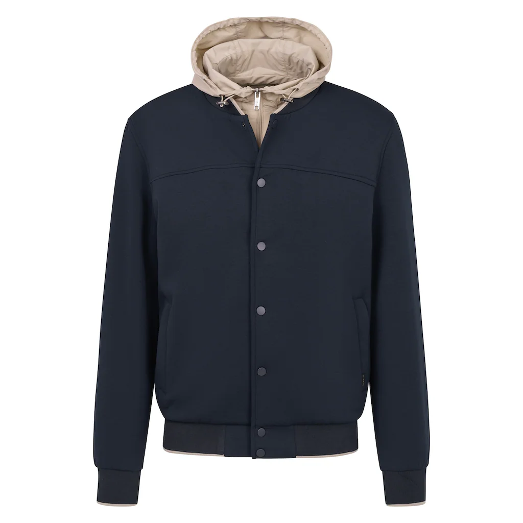 Bugatti Sweatjacke Mit Sportlichem Collegekragen ▷ Kaufen