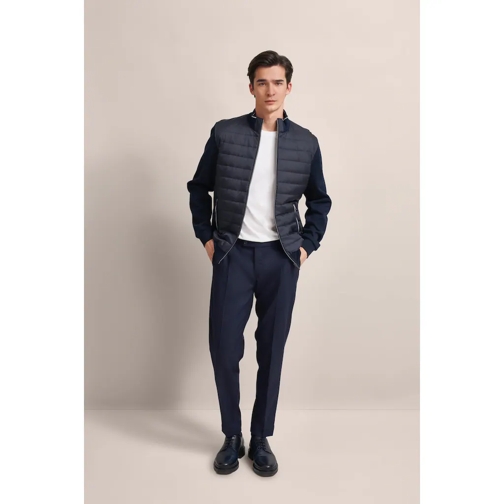 Bugatti Sweatjacke Mit Sportlichem Stehkragen ▷ Für