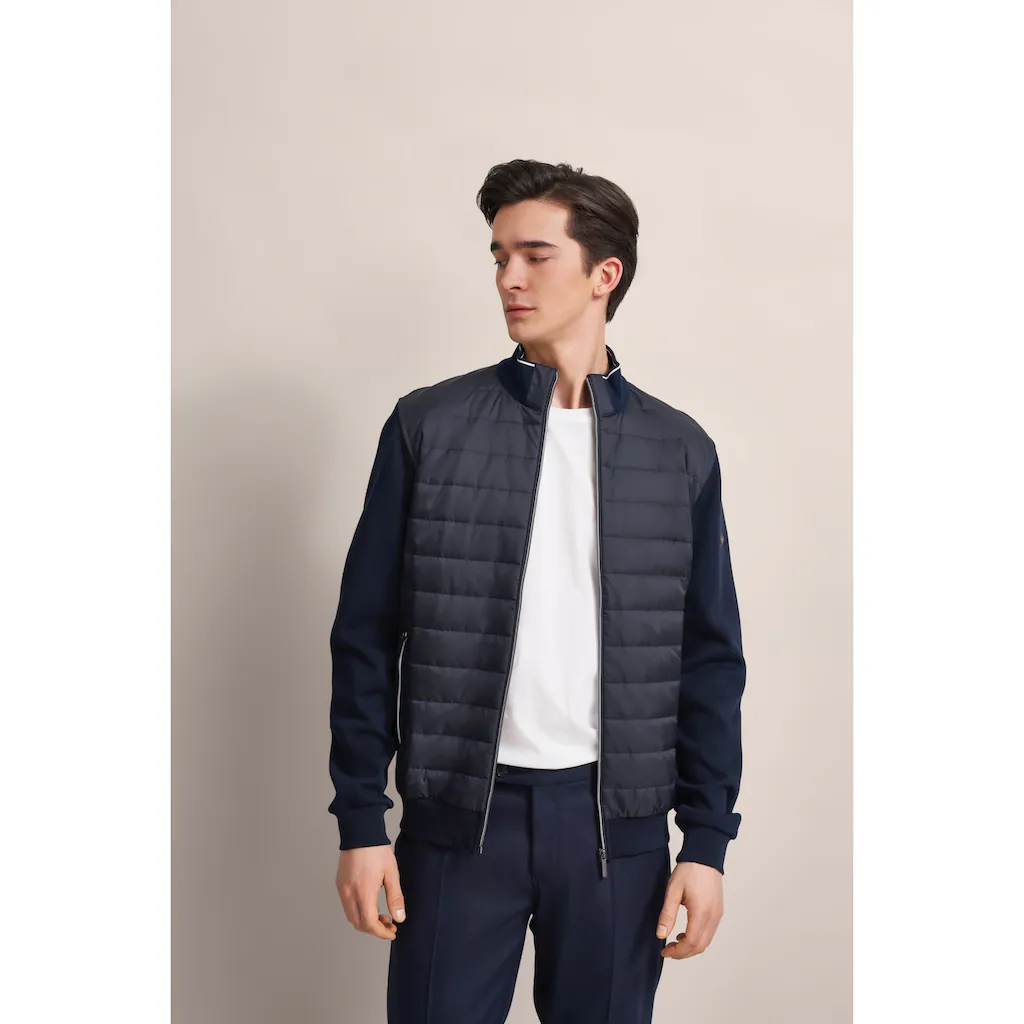 bugatti Sweatjacke mit sportlichem Stehkragen ▷ für