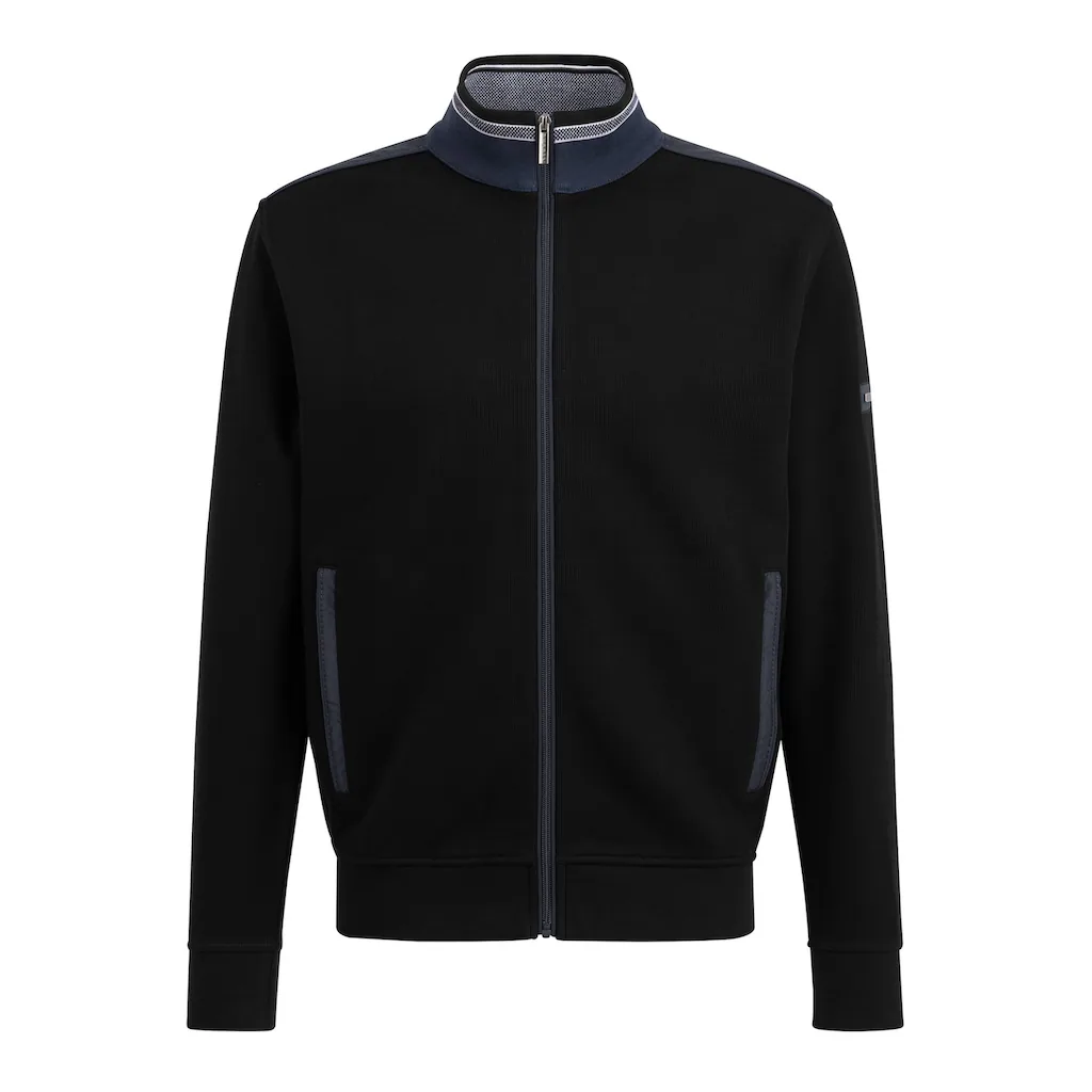 bugatti Sweatjacke mit Stehkragen ▷ für