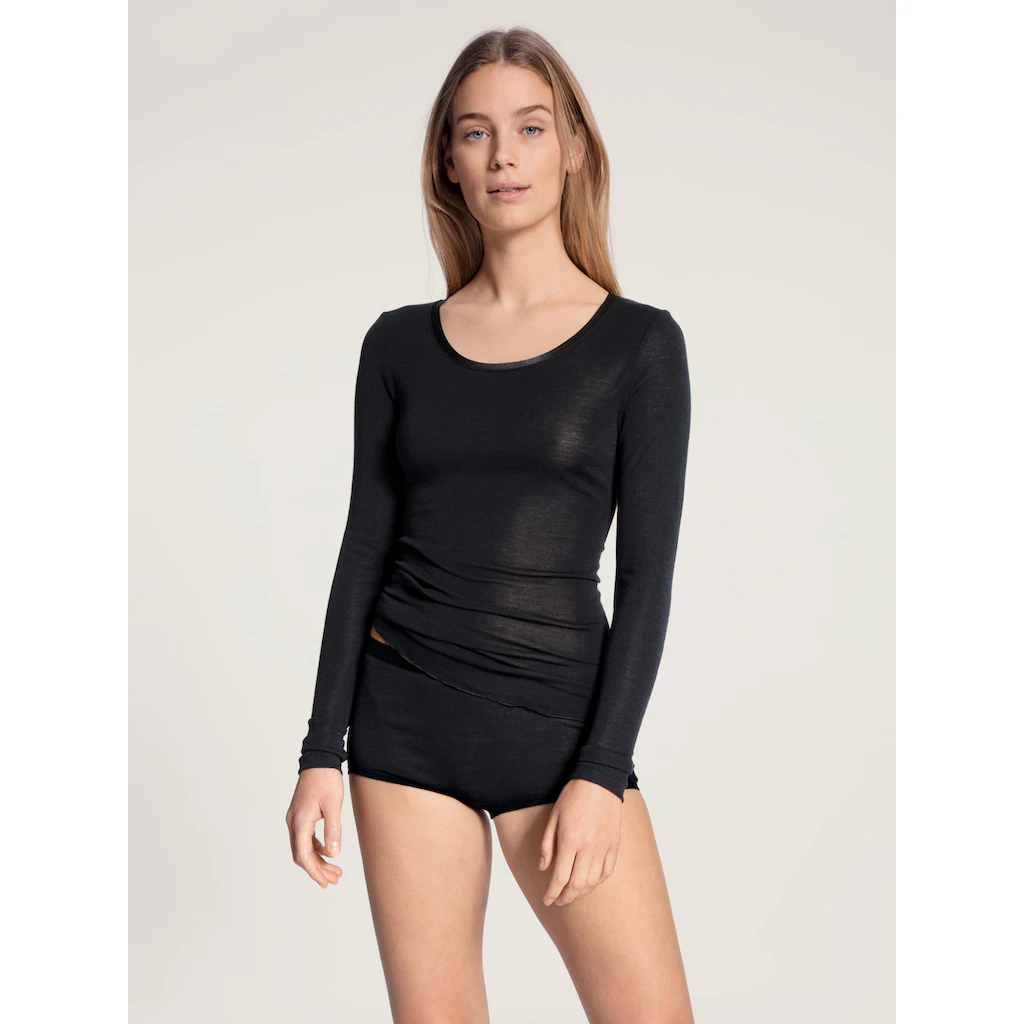 CALIDA Langarmshirt »True Confidence« mit Rundhalsausschnitt