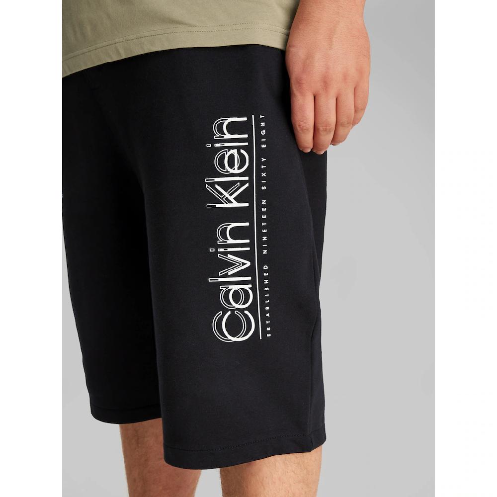 Calvin Klein Big&Tall Shorts »BT_CP-DOUBLE LOGO SWEATSHORTS« In Großen Größen
