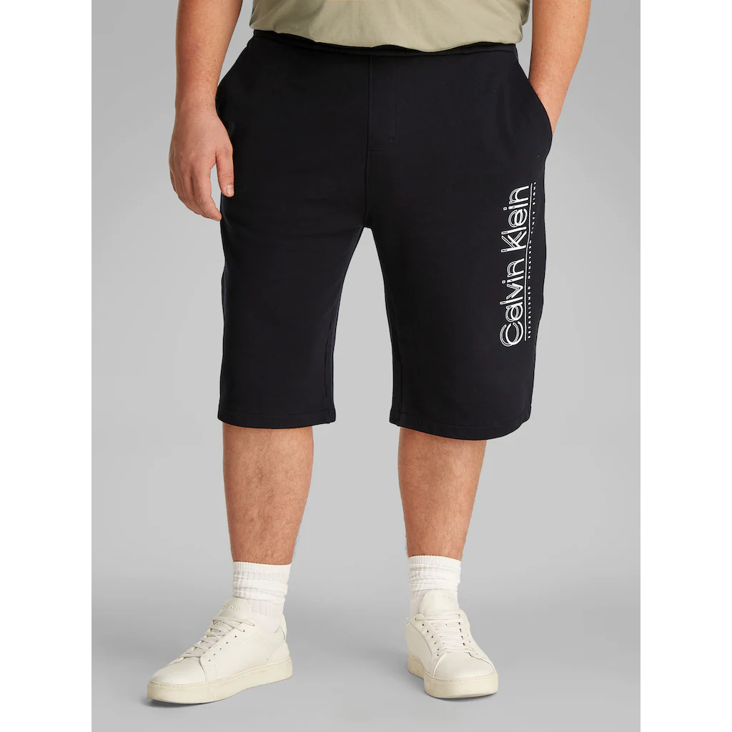 Calvin Klein Big&Tall Shorts »BT_CP-DOUBLE LOGO SWEATSHORTS« in großen Größen