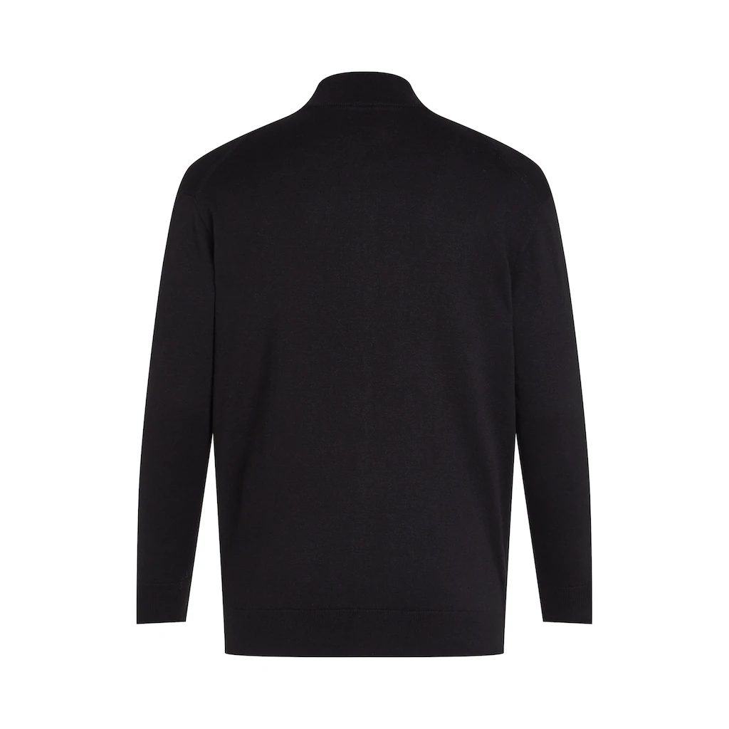 Calvin Klein Big&Tall Sweatshirt »BT_COTTON SILK BLEND ZIP JACKET« In Großen Größen Mit Logoprint ▷ Bestellen