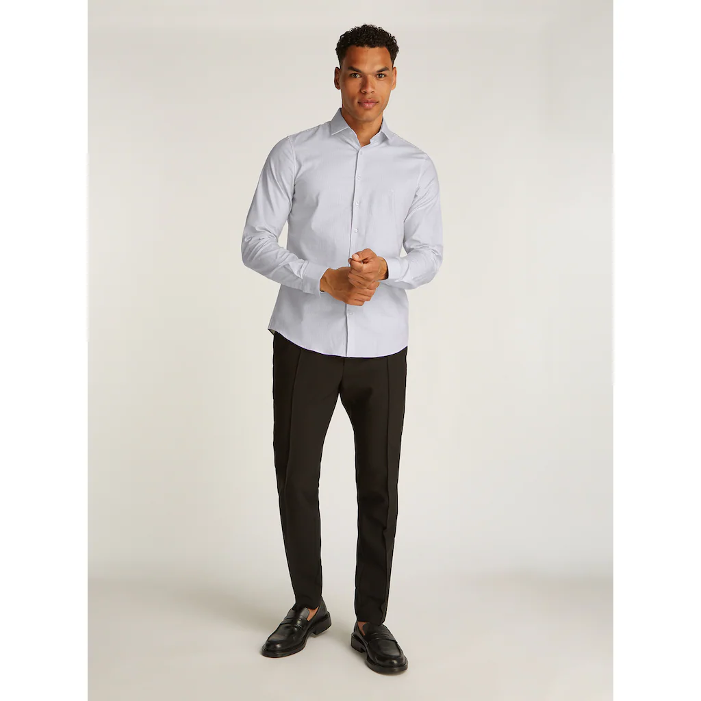 Calvin Klein Businesshemd »BUSINESS STRIPE SLIM SHIRT« Mit Logoprint ▷ Für