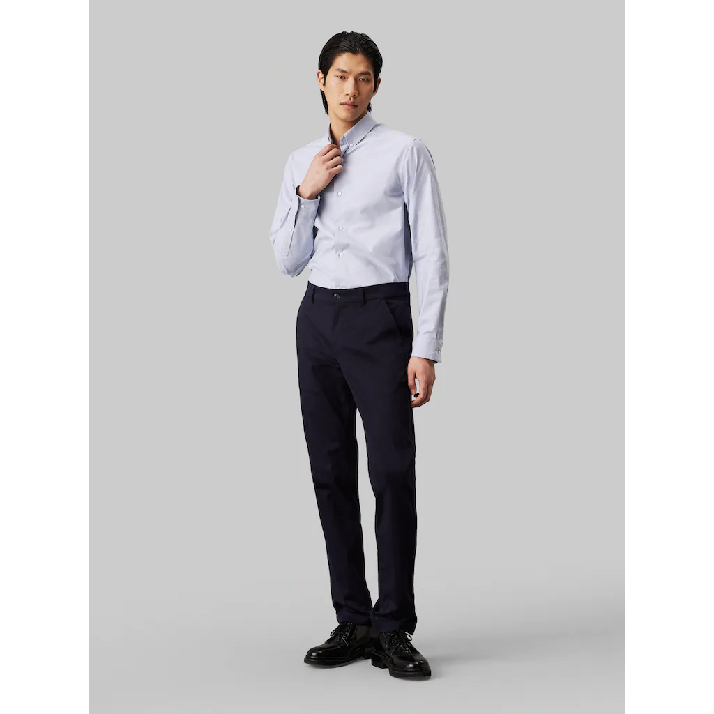 Calvin Klein Chinohose »SATEEN STRETCH SLIM CHINO« Mit Logopatch ▷ Für