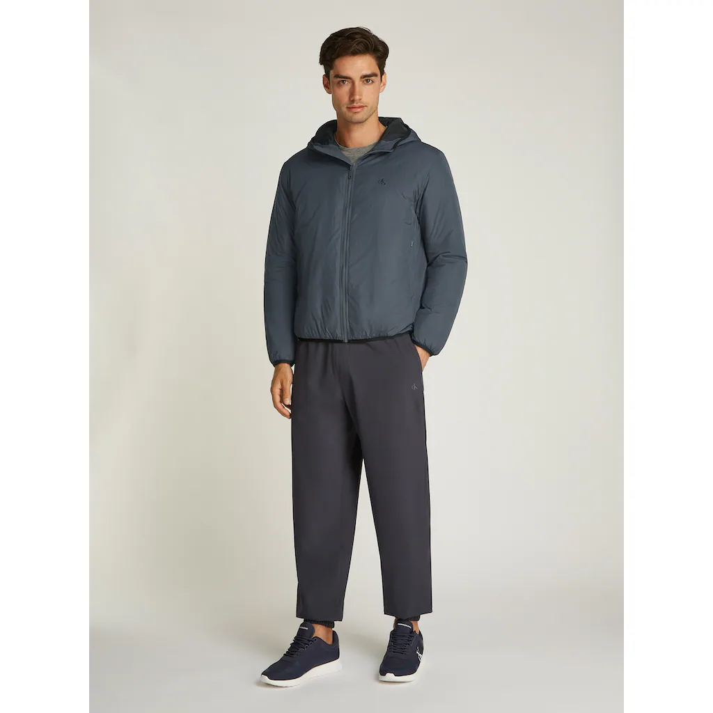 Calvin Klein Jeans Allwetterjacke »HI-NECK JACKET« Mit Kapuze Logodruck Kapuze ▷ Für