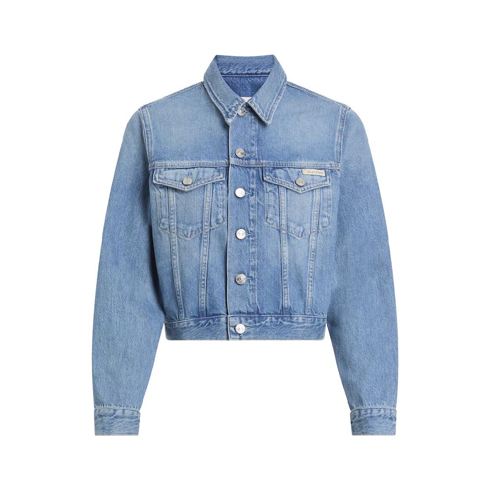 Calvin Klein Jeans Jeansjacke »CROPPED 90'S DENIM TRUCKER« In Hellblauer Waschung