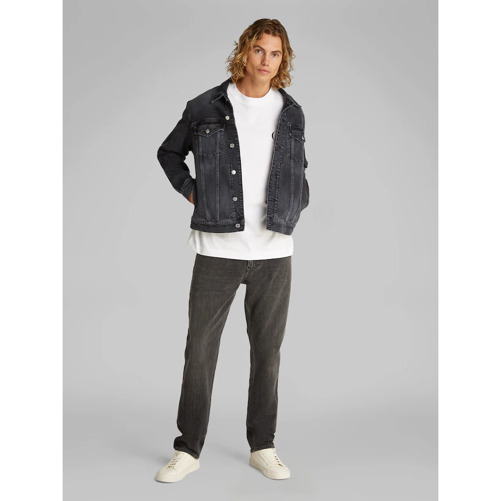 Calvin Klein Jeans Jeansjacke »SLIM DENIM JACKET« In Schwarzer Waschung ▷ Kaufen