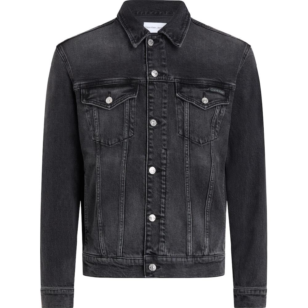 Calvin Klein Jeans Jeansjacke »SLIM DENIM JACKET« In Schwarzer Waschung ▷ Kaufen
