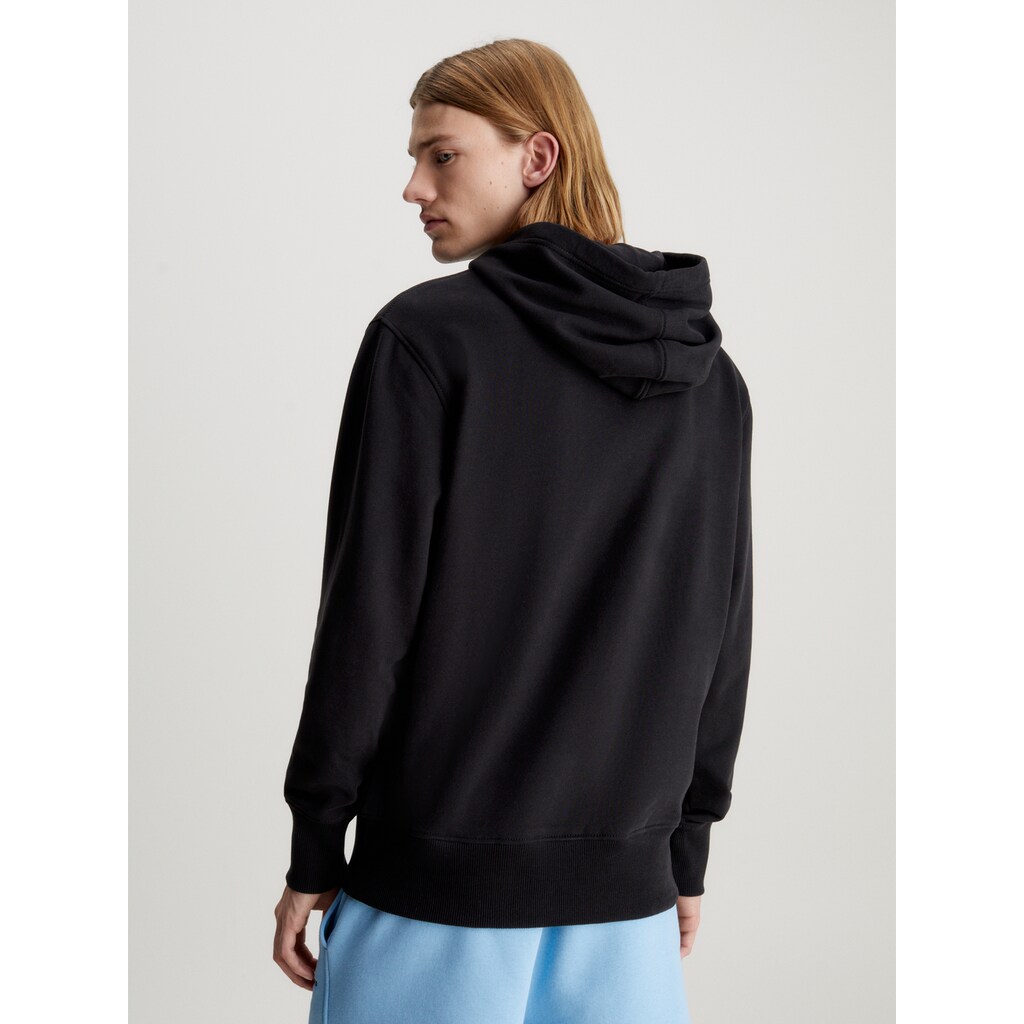 Calvin Klein Jeans Kapuzensweatshirt »INSTITUTIONAL WARP HOODIE« Mit Logodruck ▷ Bestellen