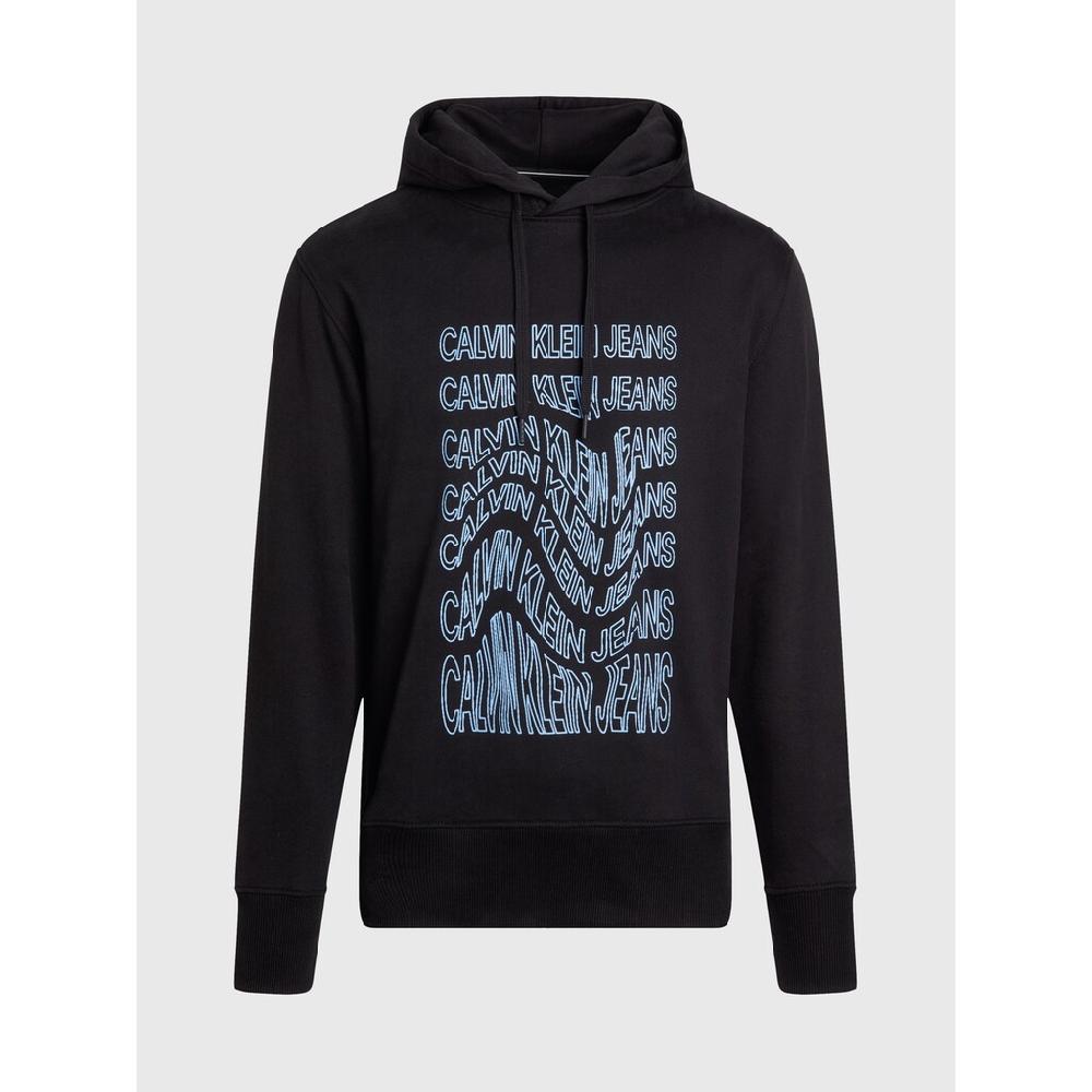 Calvin Klein Jeans Kapuzensweatshirt »INSTITUTIONAL WARP HOODIE« Mit Logodruck ▷ Bestellen