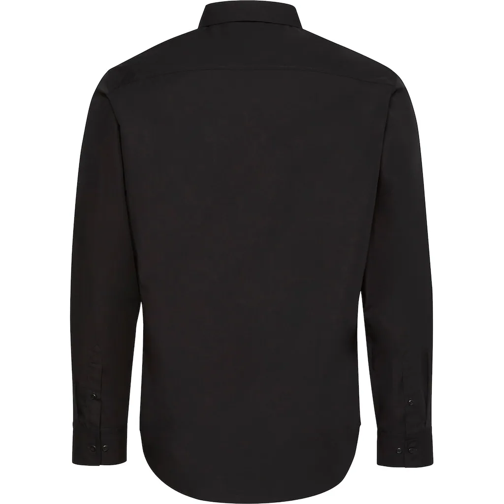 Calvin Klein Jeans Langarmhemd »LS POPLIN CLASSIC SHIRT« Mit Monogramm-Stickerei