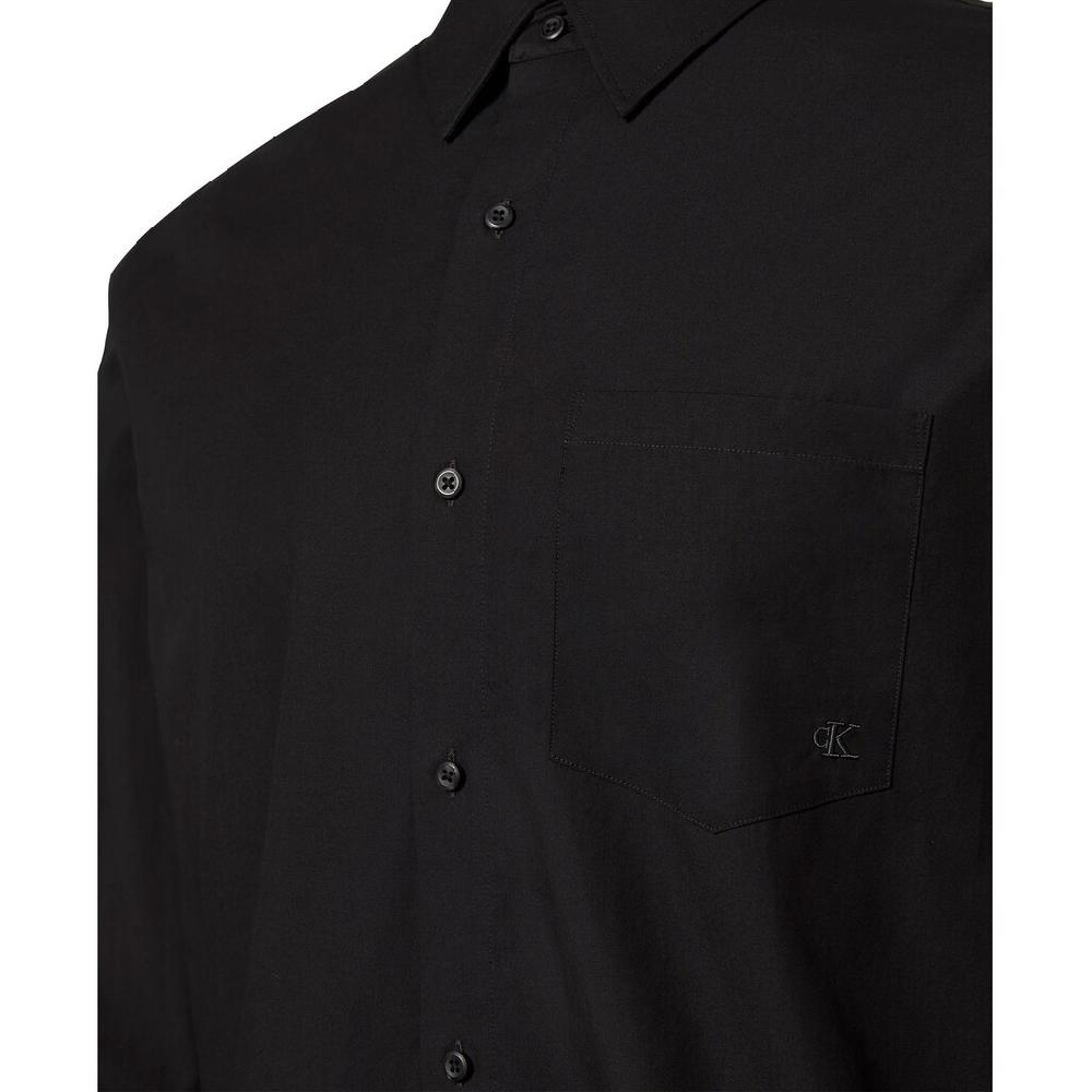 Calvin Klein Jeans Langarmhemd »LS POPLIN CLASSIC SHIRT« Mit Monogramm-Stickerei