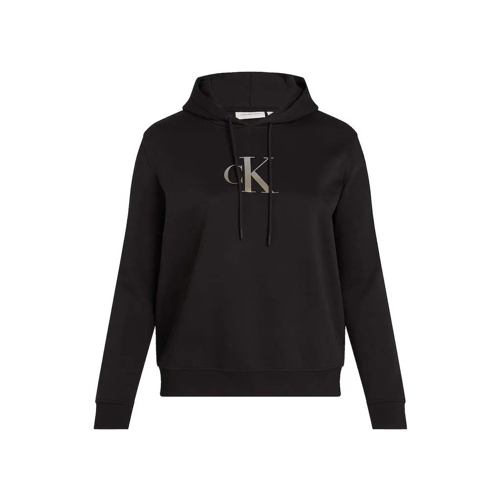 Calvin Klein Jeans Plus Kapuzensweatshirt »PLUS GRADIENT CK HOODIE« in großen Größen Druck mit Farbverlauf