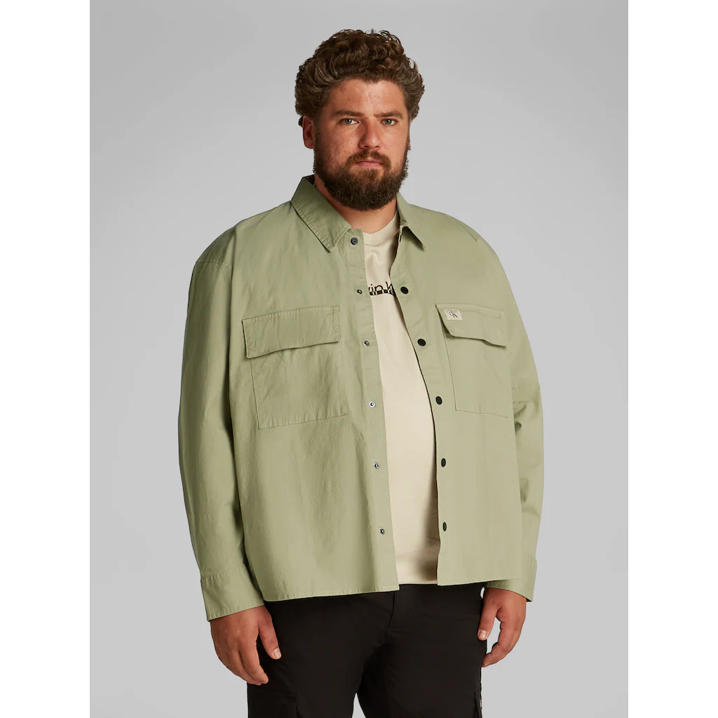 Calvin Klein Jeans Plus Langarmhemd »PLUS CARGO OVERSHIRT« in großen Größen ▷ kaufen