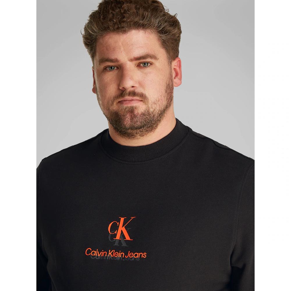 Calvin Klein Jeans Plus Sweatshirt »PLUS SHADOW LOGO CREW NECK« In Großen Größen ▷ Kaufen