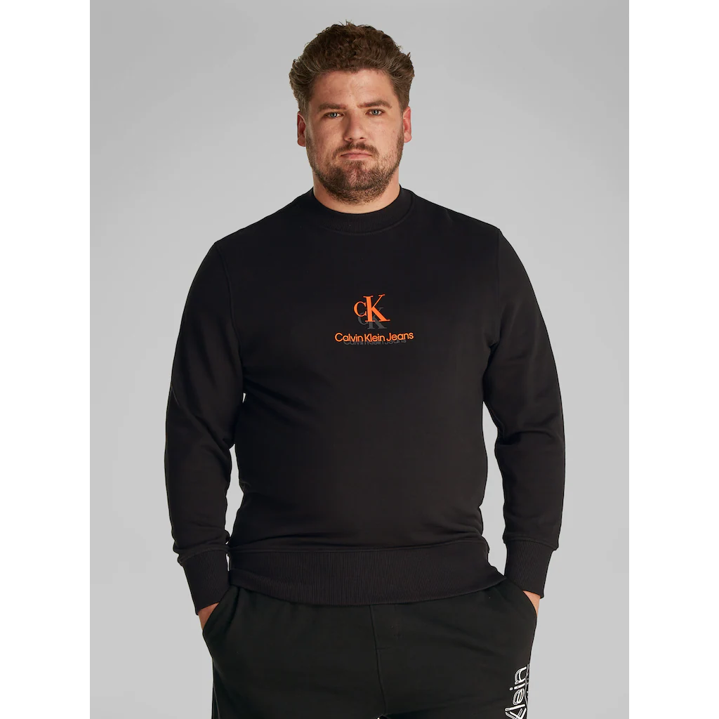 Calvin Klein Jeans Plus Sweatshirt »PLUS SHADOW LOGO CREW NECK« in großen Größen ▷ kaufen