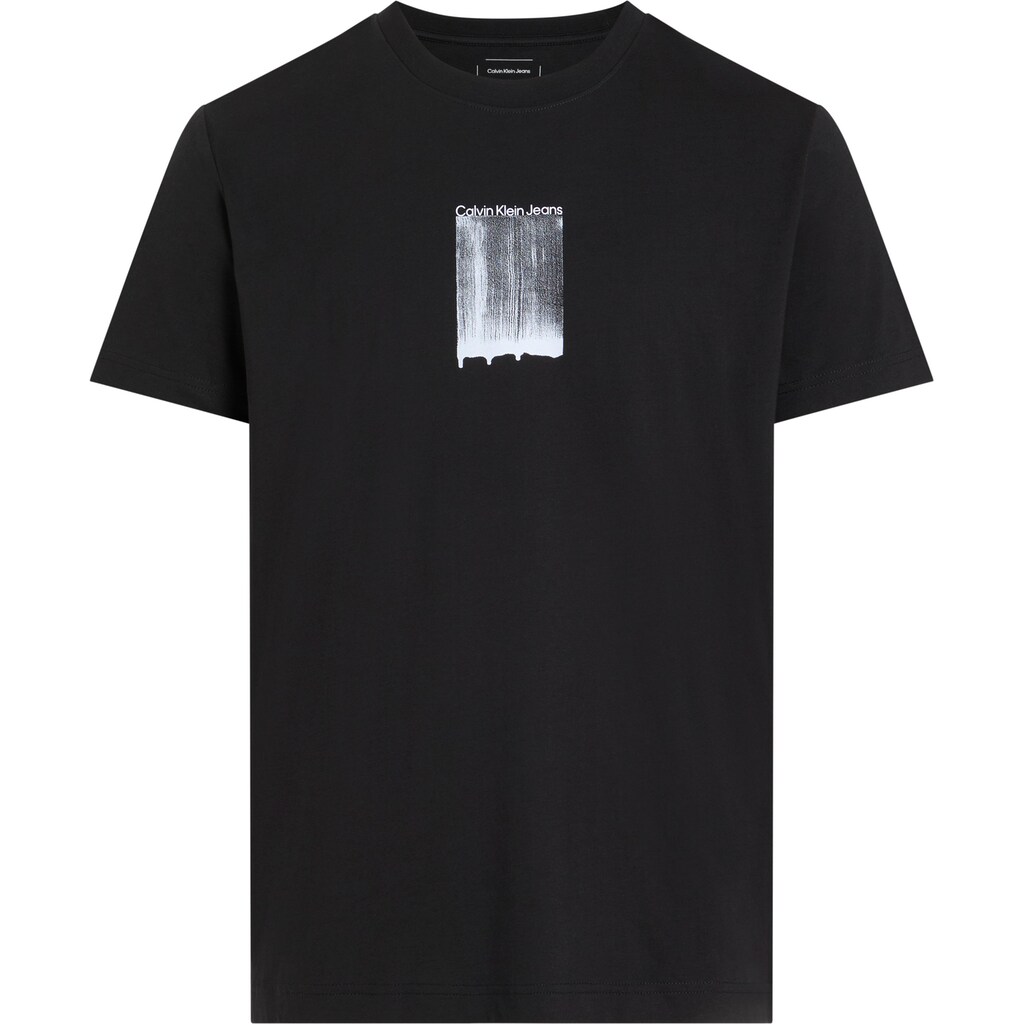 Calvin Klein Jeans Plus T-Shirt »PLUS BRUSH STROKE GRAPHIC TEE« In Großen Größen ▷ Kaufen