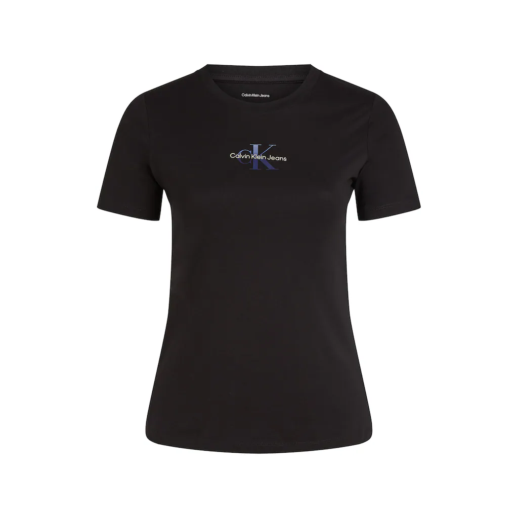 Calvin Klein Jeans Plus T-Shirt »PLUS GRADIENT MONOLOGO SLIM TEE« In Großen Größen