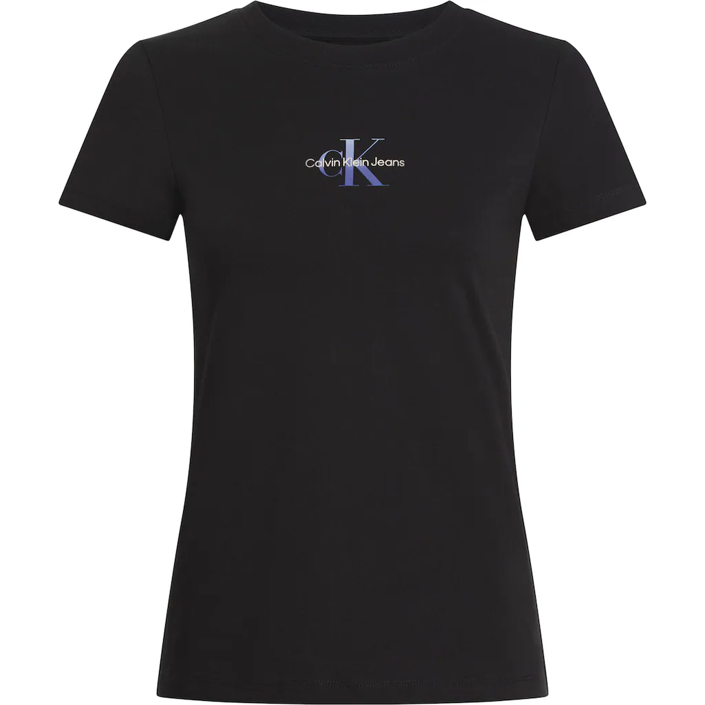 Calvin Klein Jeans Plus T-Shirt »PLUS GRADIENT MONOLOGO SLIM TEE« In Großen Größen