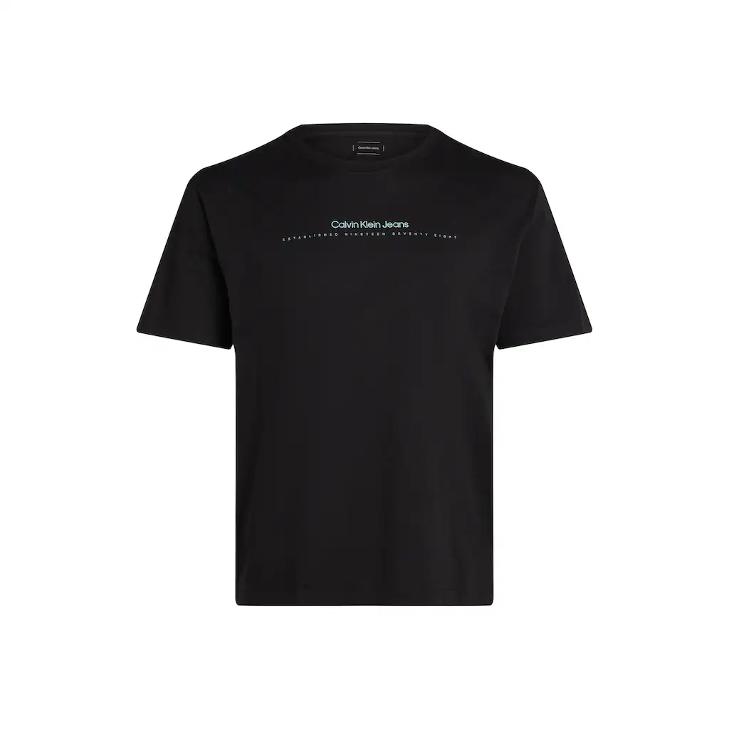 Calvin Klein Jeans Plus T-Shirt »PLUS MINIMAL LOGO TEE« In Großen Größen Logo-Druck ▷ Bestellen