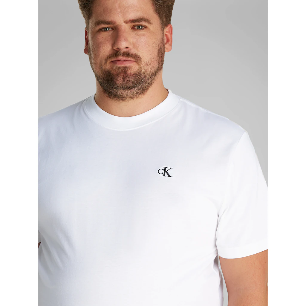 Calvin Klein Jeans Plus T-Shirt »PLUS SERIF FONT GRAPHIC TEE« In Großen Größen ▷ Bestellen