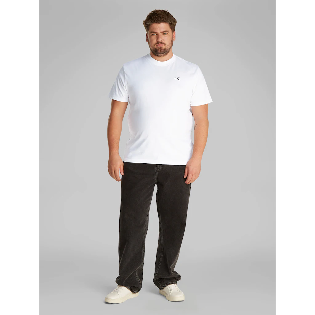 Calvin Klein Jeans Plus T-Shirt »PLUS SERIF FONT GRAPHIC TEE« In Großen Größen ▷ Bestellen
