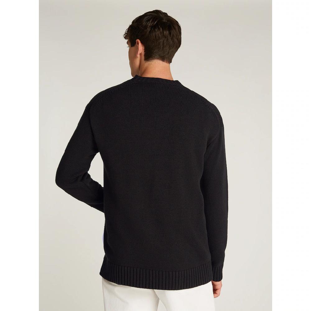 Calvin Klein Jeans Rundhalspullover »CHENILLE MONOLOGO SWEATER« Mit Logostickerei ▷ Bestellen