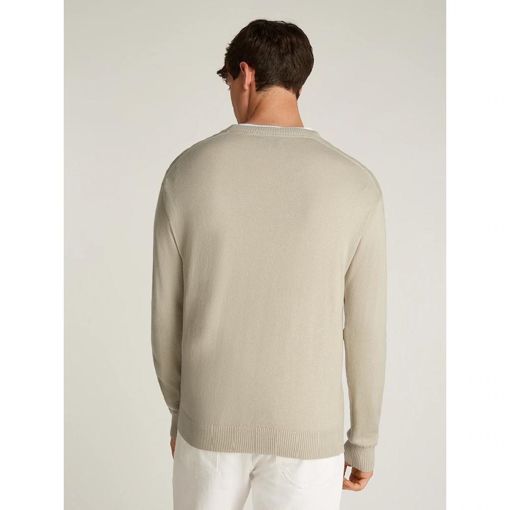 Calvin Klein Jeans Rundhalspullover »CK INTARSIA MIX STITCH SWEATER« Mit Logostickerei ▷ Kaufen