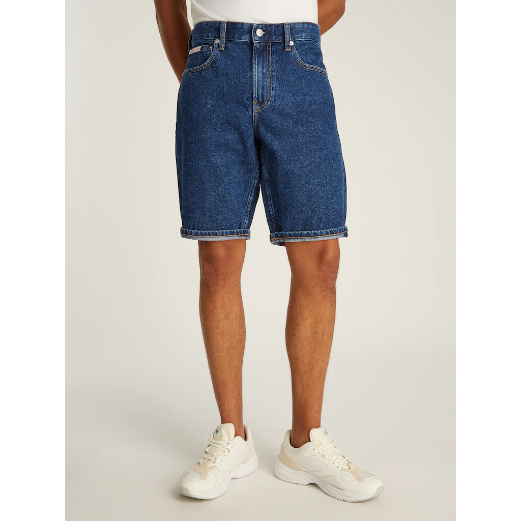 Calvin Klein Jeans Shorts »REGULAR SHORT« in dunkelblauer Waschung