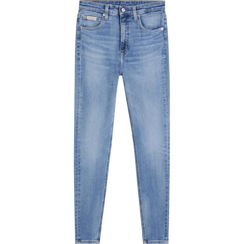 Calvin Klein Jeans Skinny-fit-Jeans »HIGH RISE SUPER SKINNY ANKLE« In Blauer Waschung
