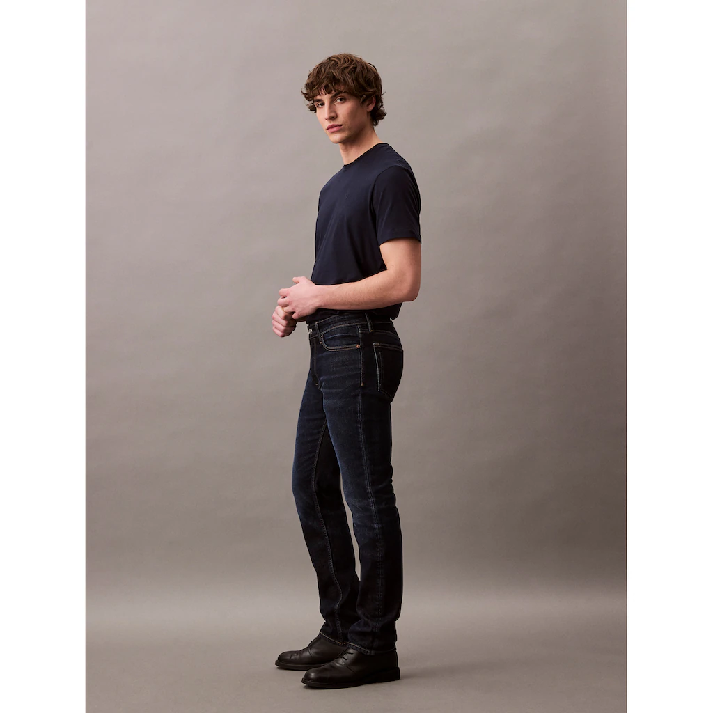 Calvin Klein Jeans Slim-fit-Jeans »SLIM REBEL SAPPHIRE JEAN« In Dezenter Waschung ▷ Bestellen