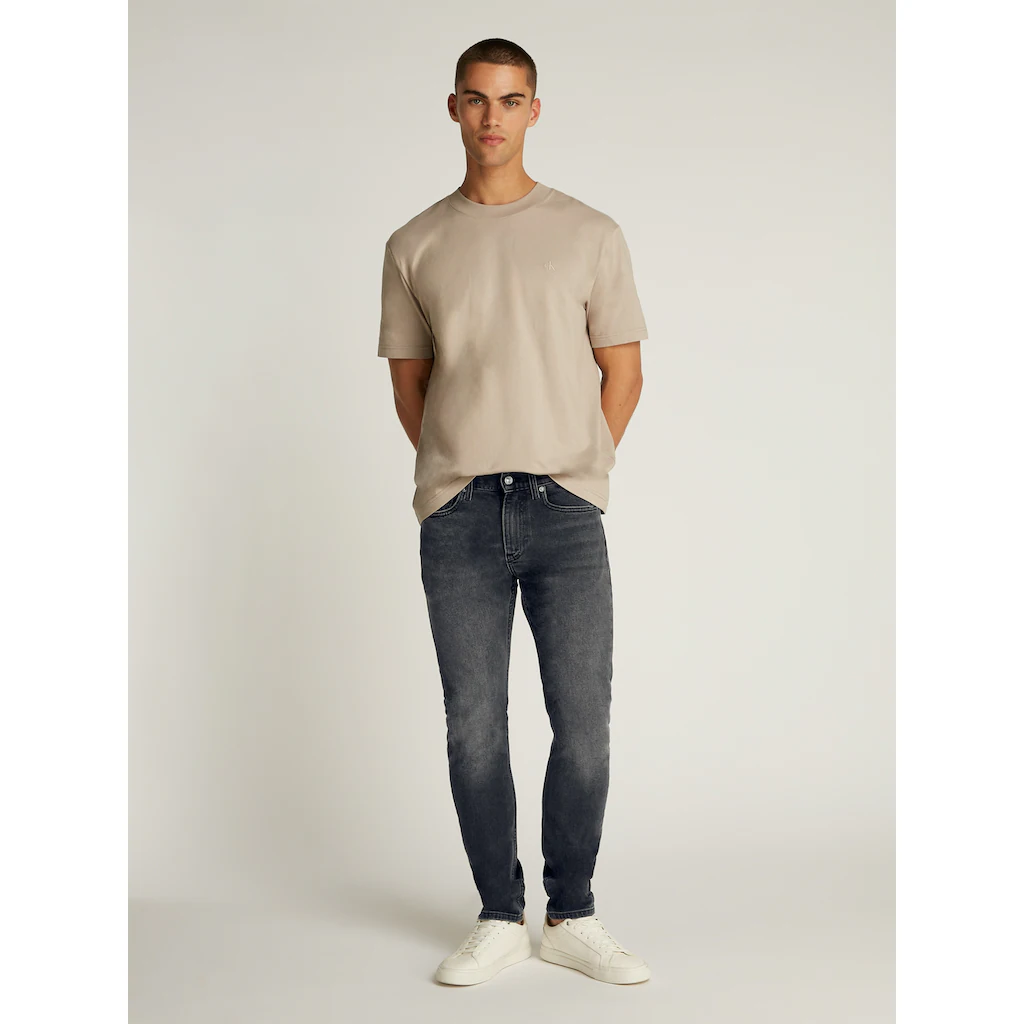 Calvin Klein Jeans Slim-fit-Jeans »SLIM TAPER« Coinpocket Logostickerei ▷ Für