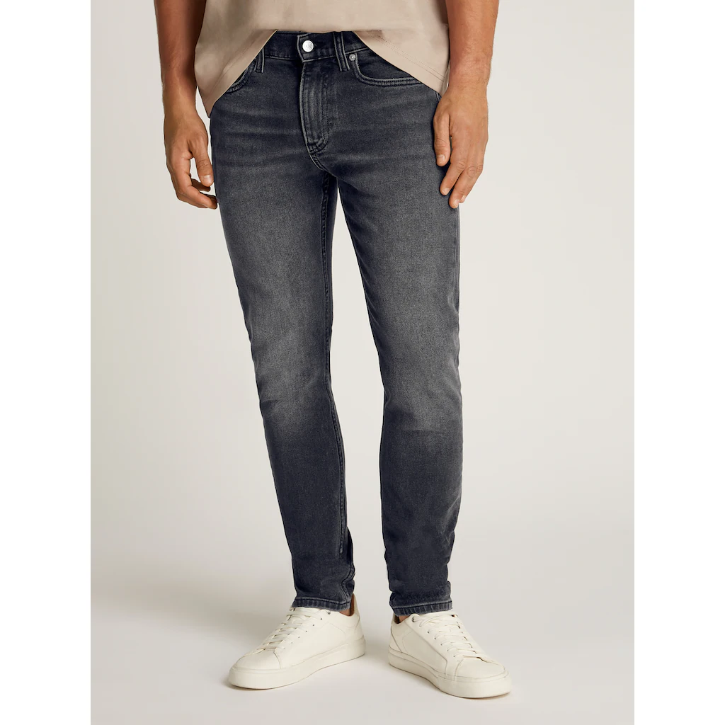 Calvin Klein Jeans Slim-fit-Jeans »SLIM TAPER« Coinpocket Logostickerei ▷ für