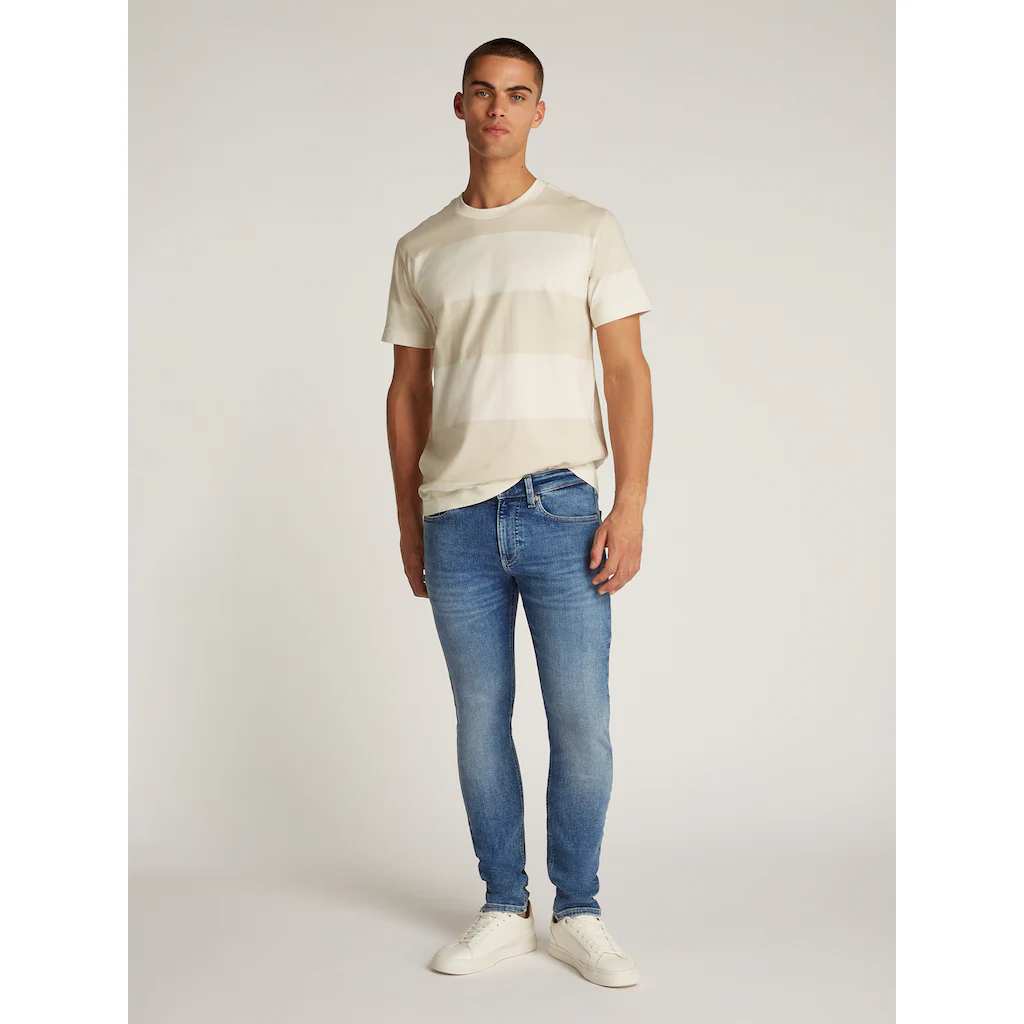 Calvin Klein Jeans Stretch-Jeans »SKINNY« Coinpocket Logostickerei ▷ Für