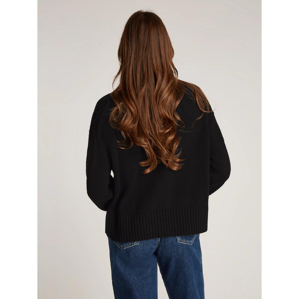 Calvin Klein Jeans Strickpullover »LOGO EMBRO SWEATER« Mit Logostickerei