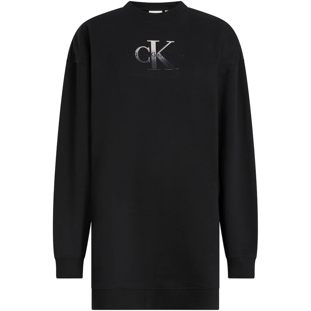 Calvin Klein Jeans Sweatkleid »EMBROIDERED MONOLOGO CREW DRESS« Mit Logostickerei