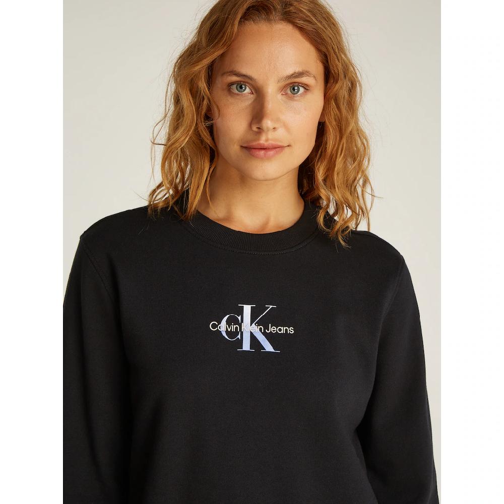 Calvin Klein Jeans Sweatshirt »GRADIENT MONOLOGO CREWNECK« Mit Logo