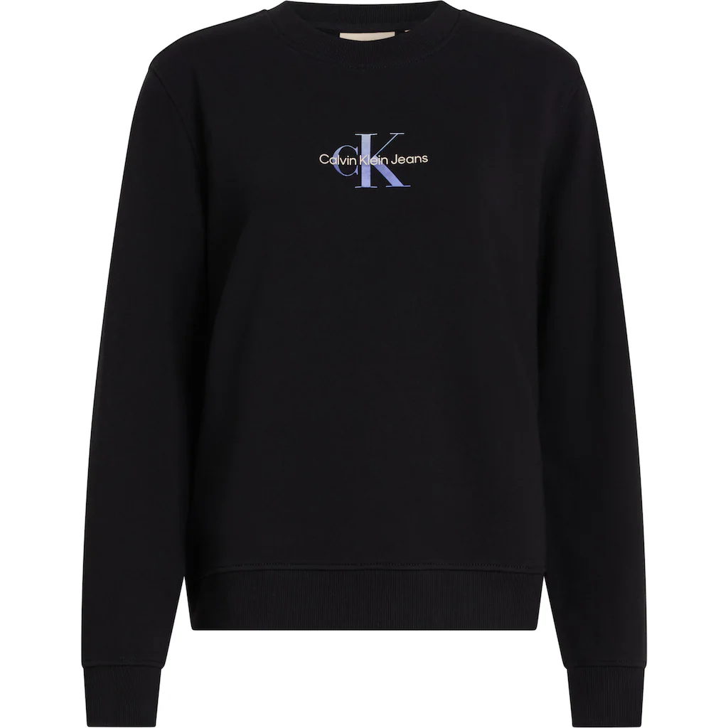 Calvin Klein Jeans Sweatshirt »GRADIENT MONOLOGO CREWNECK« Mit Logo